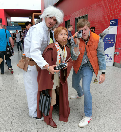BACK TO THE FUTURE COSPLAY and OBIWAN