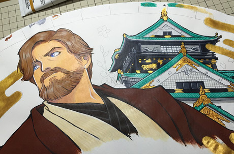 スターウォーズ オビワン 扇子 starwars obiwan kenobi
